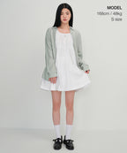 MUSINSA STANDARD WOMAN MUSINSA STANDARD WOMAN Relaxed Crinkle Shirt Mint Gray