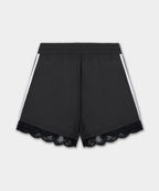 ADIDAS ADIDAS Lace Trimmed 3-Stripe Short Pants - Black