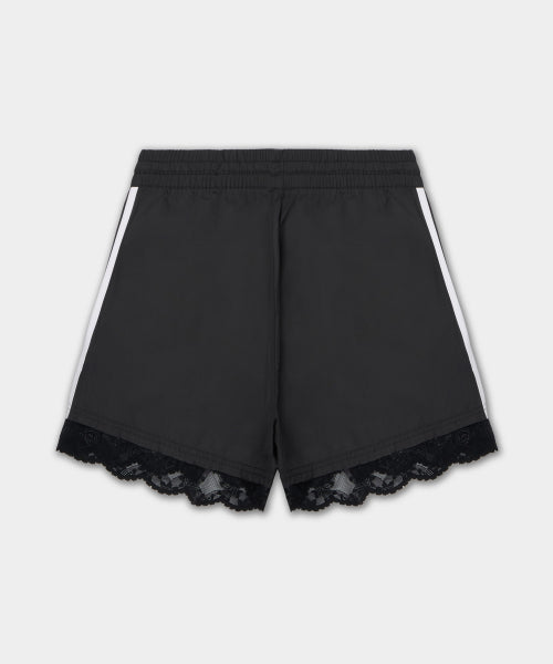 ADIDAS ADIDAS Lace Trimmed 3-Stripe Short Pants - Black