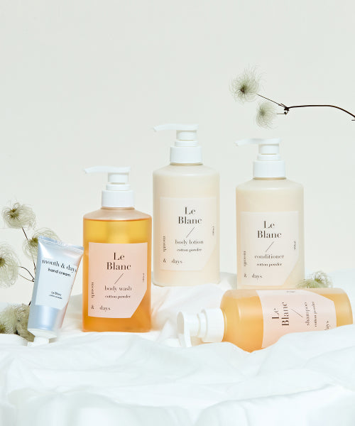 MONTHNDAYS Perfume Care Shampoo Le Blanc 500ml set of 2