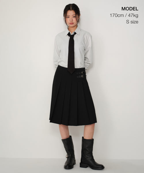 MUSINSA STANDARD WOMAN MUSINSA STANDARD WOMAN Women's Striped Relaxed Oxford Shirt (Size XS)