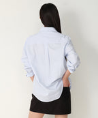 MUSINSA STANDARD WOMAN MUSINSA STANDARD WOMAN Women's Striped Relaxed Oxford Shirt (Size XS)