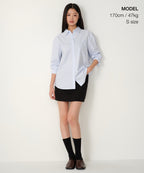 MUSINSA STANDARD WOMAN MUSINSA STANDARD WOMAN Women's Striped Relaxed Oxford Shirt (Size XS)