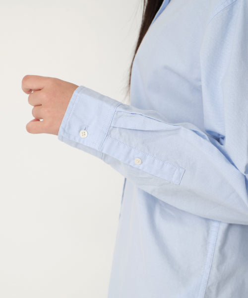 MUSINSA STANDARD WOMAN MUSINSA STANDARD WOMAN Women's Relaxed Oxford Shirt (Light Blue)