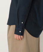 MUSINSA STANDARD WOMAN MUSINSA STANDARD WOMAN Women's Relaxed Oxford Shirt (Navy)