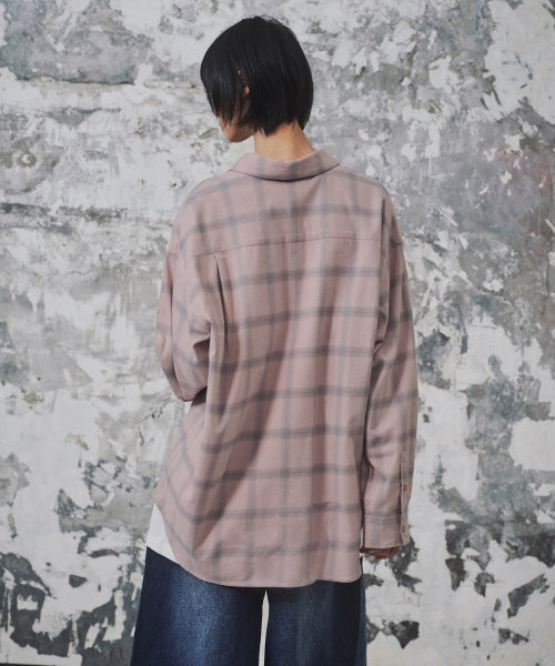 MUSINSA STANDARD WOMAN MUSINSA STANDARD WOMAN Shirt Oversized Flannel