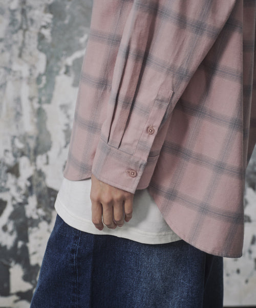 MUSINSA STANDARD WOMAN MUSINSA STANDARD WOMAN Shirt Oversized Flannel