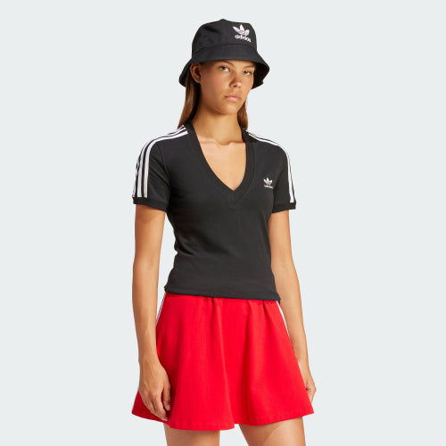 ADIDAS ADIDAS 3S V-neck slim tee (Women)