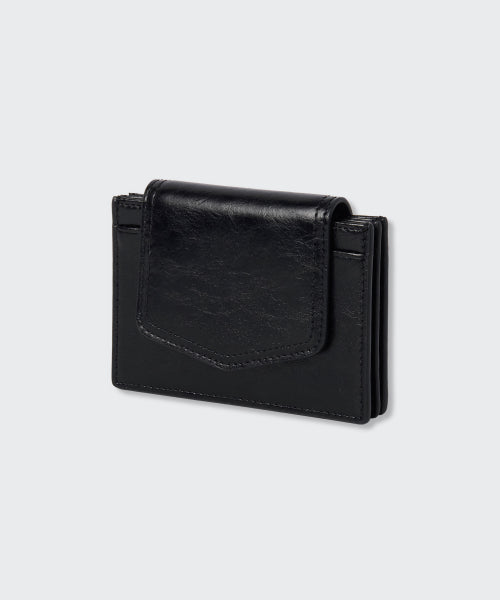 MUSINSA STANDARD WOMAN MUSINSA STANDARD WOMAN Women's Crinkled Leather Accordion Card Holder