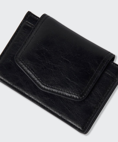 MUSINSA STANDARD WOMAN MUSINSA STANDARD WOMAN Women's Crinkled Leather Accordion Card Holder
