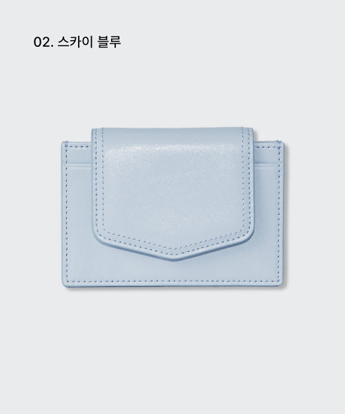 MUSINSA STANDARD WOMAN MUSINSA STANDARD WOMAN Women's Crinkled Leather Accordion Card Holder