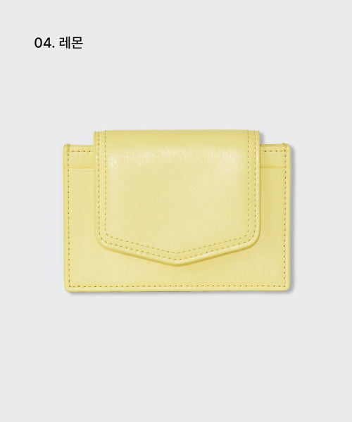 MUSINSA STANDARD WOMAN MUSINSA STANDARD WOMAN Women's Crinkled Leather Accordion Card Holder