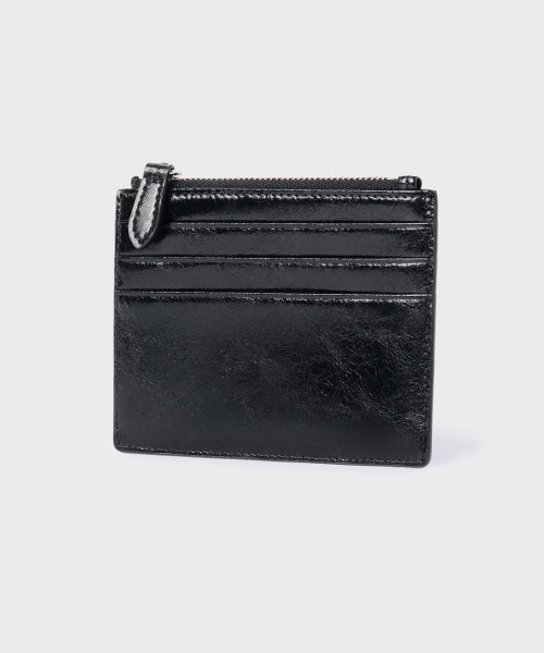 MUSINSA STANDARD WOMAN MUSINSA STANDARD WOMAN Women's Crinkle Leather Zipper Card Wallet