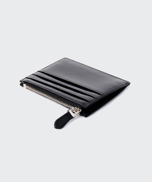 MUSINSA STANDARD WOMAN MUSINSA STANDARD WOMAN Women's Crinkle Leather Zipper Card Wallet