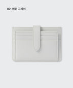 MUSINSA STANDARD WOMAN MUSINSA STANDARD WOMAN Women's Crinkle Leather Closure Card Wallet
