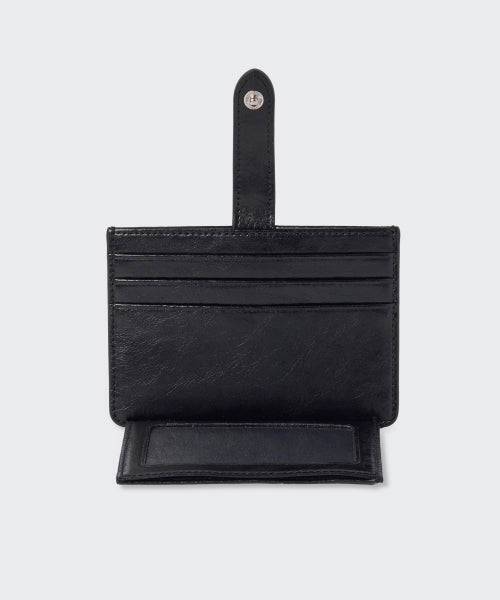 MUSINSA STANDARD WOMAN MUSINSA STANDARD WOMAN Women's Crinkle Leather Closure Card Wallet