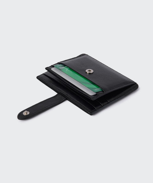 MUSINSA STANDARD WOMAN MUSINSA STANDARD WOMAN Women's Crinkle Leather Closure Card Wallet