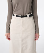 MUSINSA STANDARD WOMAN MUSINSA STANDARD WOMAN Women's Rounded Leather Slim Belt 20mm