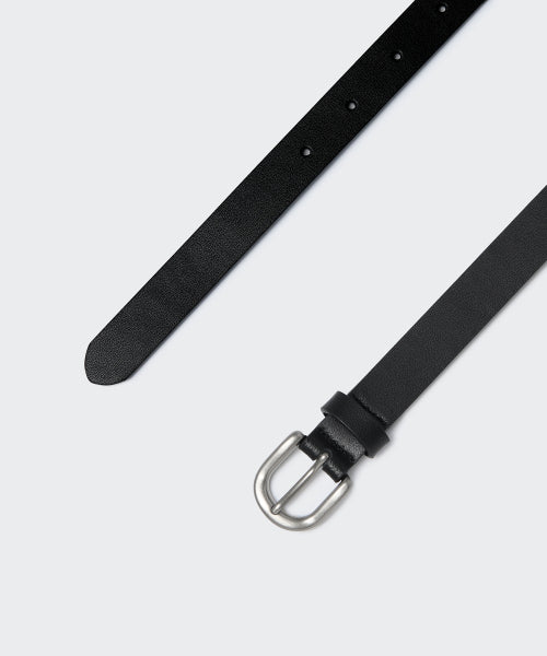 MUSINSA STANDARD WOMAN MUSINSA STANDARD WOMAN Women's Rounded Leather Slim Belt 20mm
