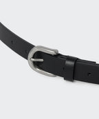 MUSINSA STANDARD WOMAN MUSINSA STANDARD WOMAN Women's Rounded Leather Slim Belt 20mm