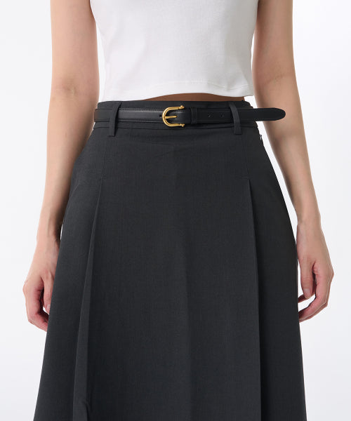 MUSINSA STANDARD WOMAN MUSINSA STANDARD WOMAN Women's Shackle Leather Slim Belt 20mm