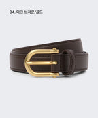 MUSINSA STANDARD WOMAN MUSINSA STANDARD WOMAN Women's Shackle Leather Slim Belt 20mm