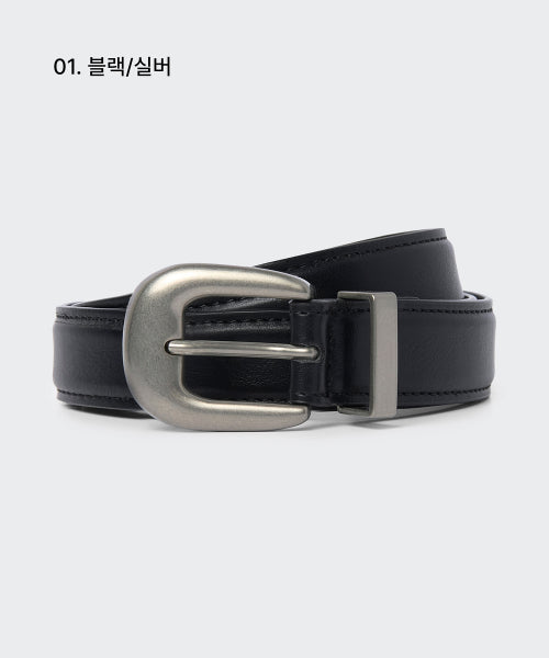 MUSINSA STANDARD WOMAN MUSINSA STANDARD WOMAN Women's Synthetic Leather Western Belt 20mm