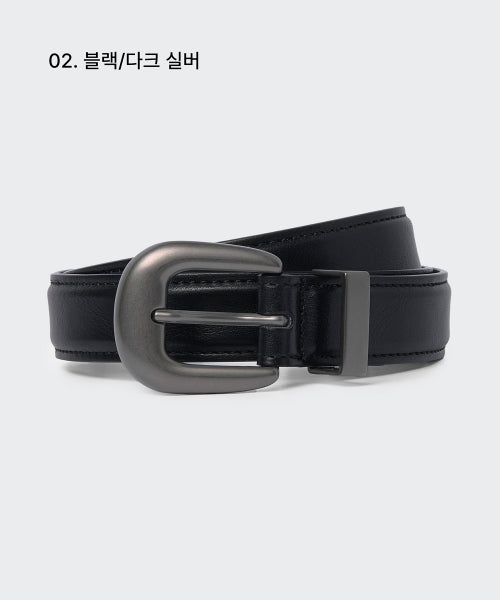 MUSINSA STANDARD WOMAN MUSINSA STANDARD WOMAN Women's Synthetic Leather Western Belt 20mm