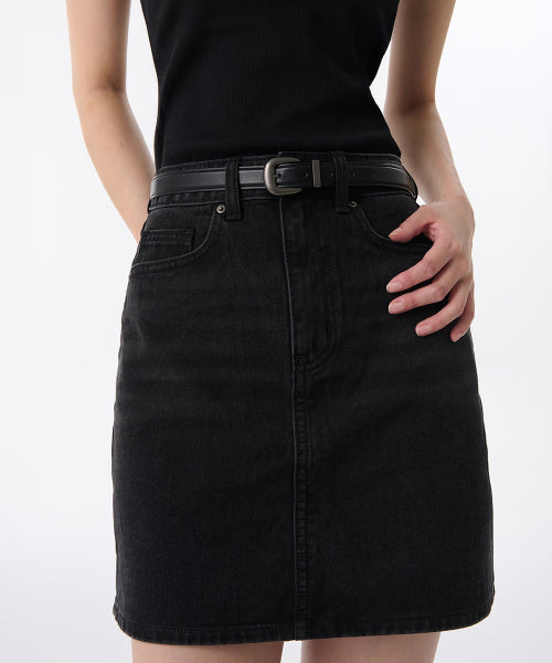 MUSINSA STANDARD WOMAN MUSINSA STANDARD WOMAN Women's Synthetic Leather Western Belt 20mm