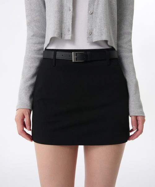 MUSINSA STANDARD WOMAN MUSINSA STANDARD WOMAN Women's Rectangle Synthetic Leather Belt_25mm