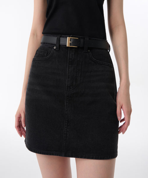 MUSINSA STANDARD WOMAN MUSINSA STANDARD WOMAN Women's Rectangle Synthetic Leather Belt_25mm