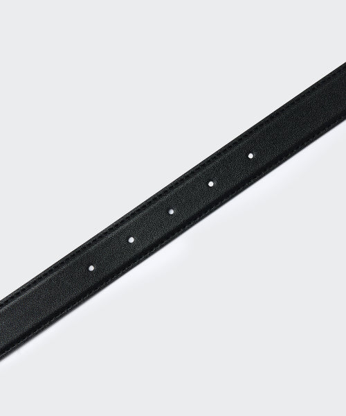 MUSINSA STANDARD WOMAN MUSINSA STANDARD WOMAN Women's Thin Rounded Square Synthetic Leather Belt 25mm