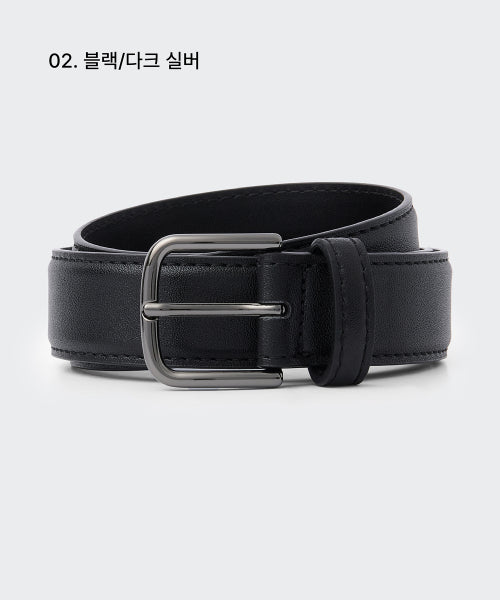 MUSINSA STANDARD WOMAN MUSINSA STANDARD WOMAN Women's Thin Rounded Square Synthetic Leather Belt 25mm