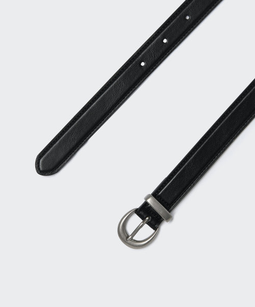 MUSINSA STANDARD WOMAN MUSINSA STANDARD WOMAN Women's Crescent Synthetic Leather Slim Belt_20mm