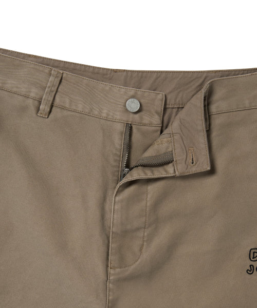 THISISNEVERTHAT THISISNEVERTHAT TNT Daniel Johnston Washed Short Khaki