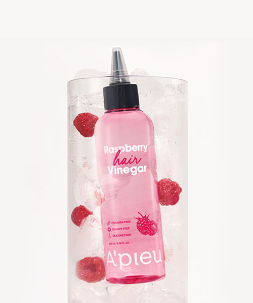 APIEU [SET] Raspberry Hair Vinegar 200ml + Raspberry Hair Vinegar (Refill) 400ml