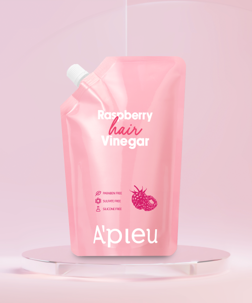 APIEU [SET] Raspberry Hair Vinegar 200ml + Raspberry Hair Vinegar (Refill) 400ml
