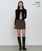 MUSINSA STANDARD WOMAN MUSINSA STANDARD WOMAN Cardigan Slim Fit [Black]