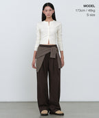 MUSINSA STANDARD WOMAN MUSINSA STANDARD WOMAN Cardigan Slim Fit [Cream]