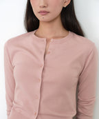 MUSINSA STANDARD WOMAN MUSINSA STANDARD WOMAN Cardigan Slim Fit [Rose Water]