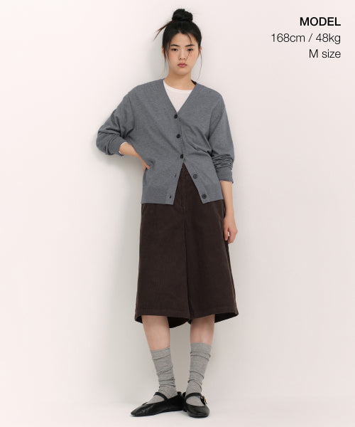 MUSINSA STANDARD WOMAN MUSINSA STANDARD WOMAN Cardigan Medium Gray