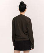MUSINSA STANDARD WOMAN MUSINSA STANDARD WOMAN Women's Essential Relaxed Cardigan Dark Brown