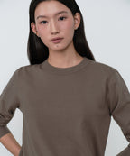 MUSINSA STANDARD WOMAN MUSINSA STANDARD WOMAN Women's Essential Round Neck Knit [Taupe]