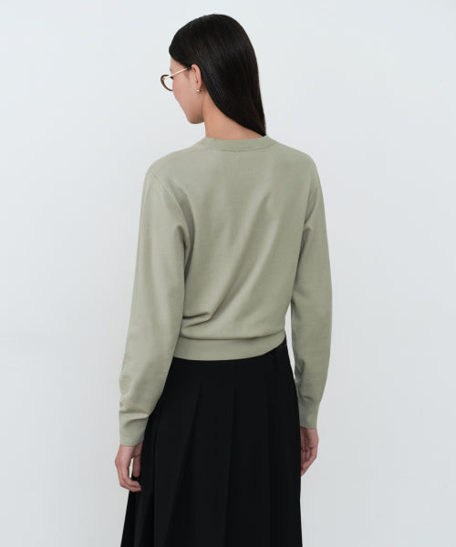 MUSINSA STANDARD WOMAN MUSINSA STANDARD WOMAN Women's Essential Round Neck Knit [Size]