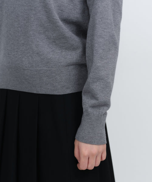 MUSINSA STANDARD WOMAN MUSINSA STANDARD WOMAN Women's Essential V Neck Knit Medium Gray