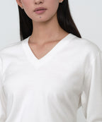 MUSINSA STANDARD WOMAN MUSINSA STANDARD WOMAN Women's Essential V Neck Knit [Ivory]