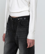 MUSINSA STANDARD WOMAN MUSINSA STANDARD WOMAN Women's Essential V Neck Knit [Ivory]