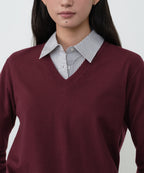 MUSINSA STANDARD WOMAN MUSINSA STANDARD WOMAN Women's Essential V Neck Knit [Size]