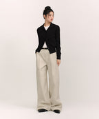 MUSINSA STANDARD WOMAN MUSINSA STANDARD WOMAN Women's Essential High Neck Cardigan (Black)