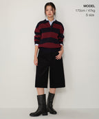 MUSINSA STANDARD WOMAN MUSINSA STANDARD WOMAN Women's Bold Stripe Collared Knit [Size]